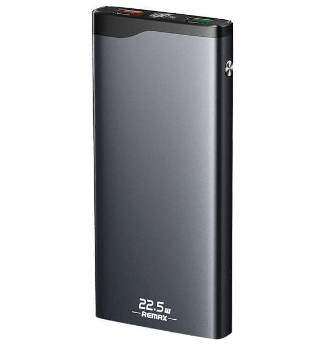 

УМБ Powerbank REMAX Kingkong II RPP-201 10000mAh |2USB/1Type-C, PD/QC, 3A, 22.5W| Grey
