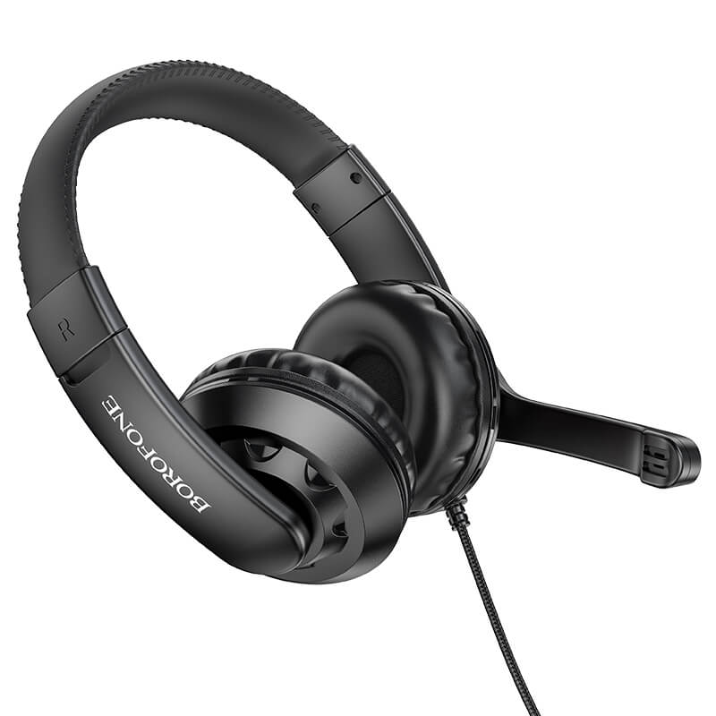 

Игровые наушники накладные BOROFONE Gaming Amusement headphones Hi-Res BO102 Black