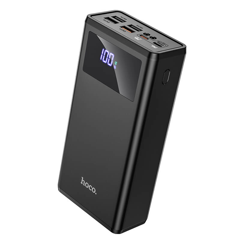 

УМБ Powerbank HOCO Outstanding fully compatible power bank J78A 40000mAh |4USB/Type-C/Lightning, PD/QC, 22.5W, 5A| Black