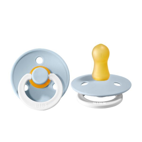 

Пустушка BIBS Colour NIGHT Baby Blue 6-18 міс. розмір 2