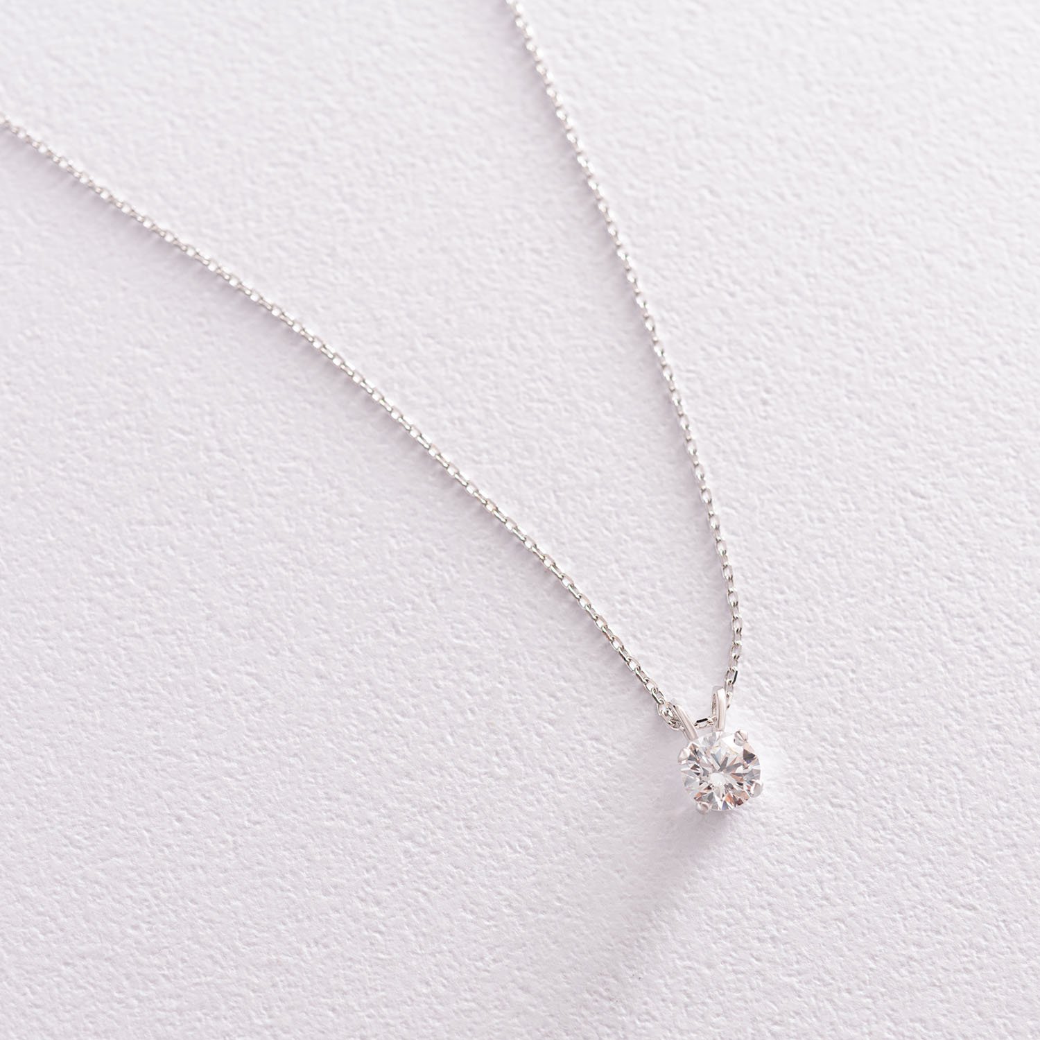 

Золотое колье с фианитом кол01364 Оникс 40