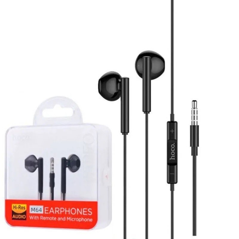 

Наушники Hoco Hi-Res 3.5mm для Samsung/Xiaomi/Huawei/OnePlus/ПК black