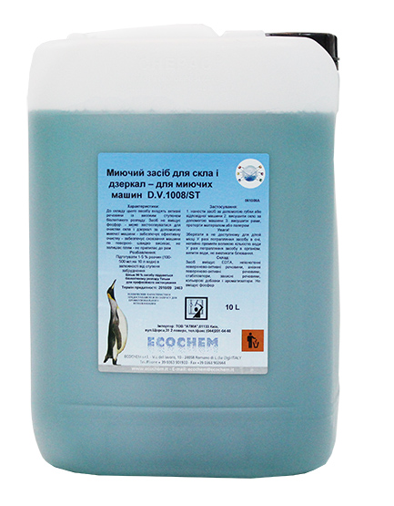 

Засіб Ecochem для миття скляних поверхонь 10л