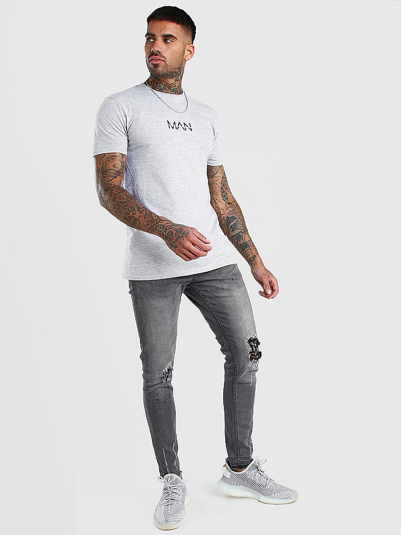 

Футболка Boohoo bh06110016 M Серая