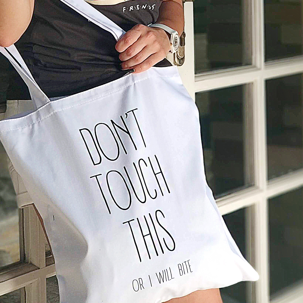 

Эко сумка Market Presentville Don`t touch this 38x40 см