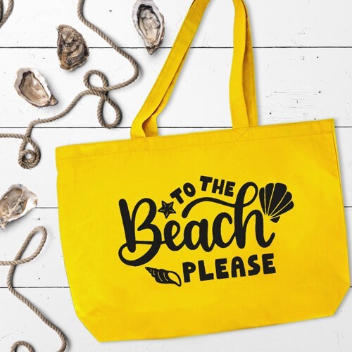 

Эко сумка Market MAXI Presentville To the beach please 47х36 см