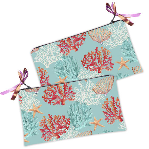 

Косметичка женская Presentville Коралы 20x12 см