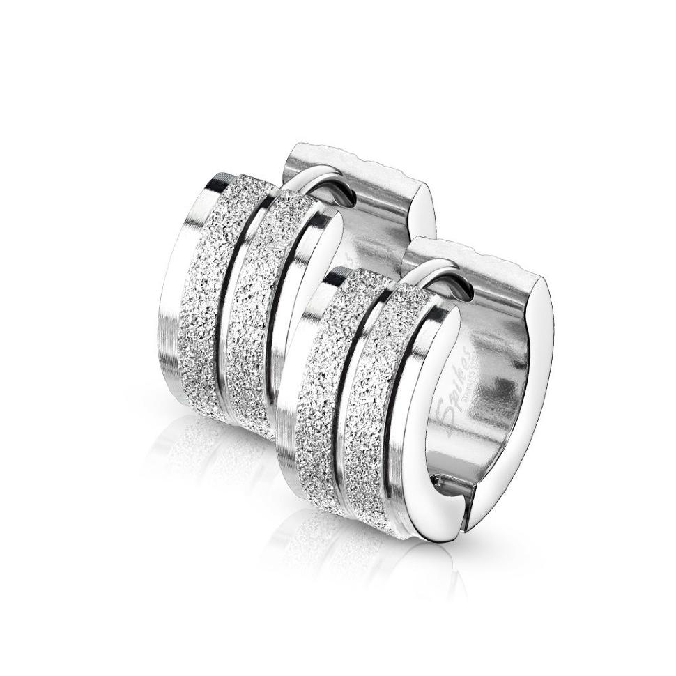 

Круглые стальные серьги Spikes SE3563