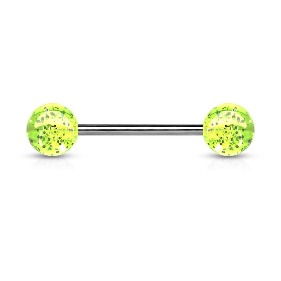 

Штанга для пирсинга из стали PiercedFish BL с акриловым шариком (Цвет: зеленый)