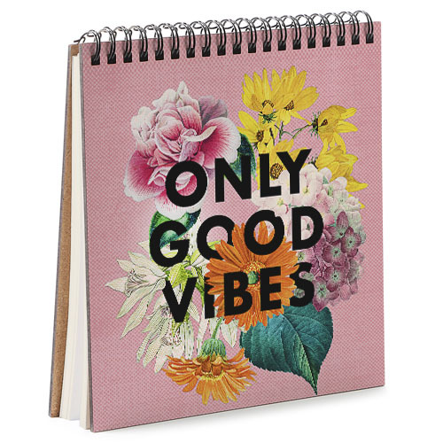

Скетчбук Presentville Only good vibes 16,7х18 см