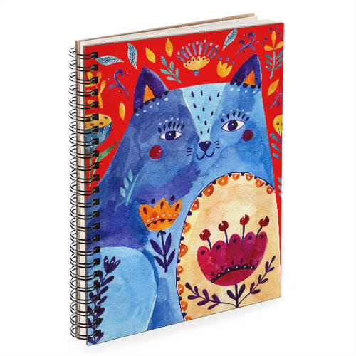 

Скетчбук Presentville Синий кот 14,7х21 см