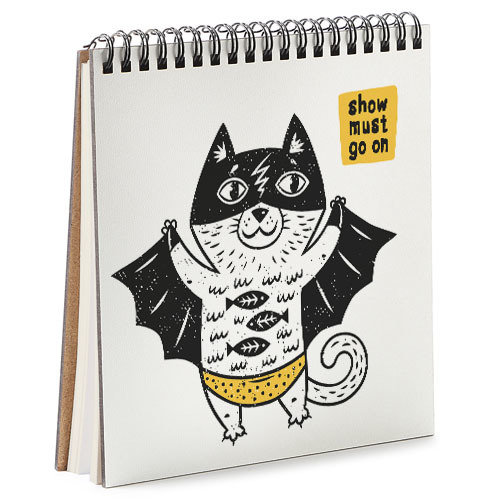 

Скетчбук Presentville Super hero 16,7х18 см