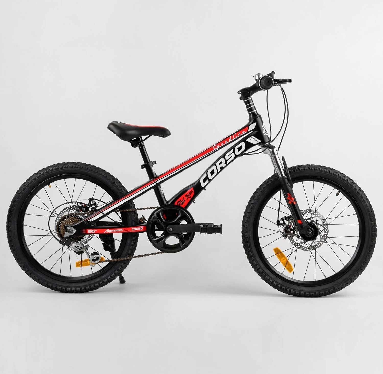 

Велосипед Corso 20" Speedline MG-29535 Black / Red (MG-29535)