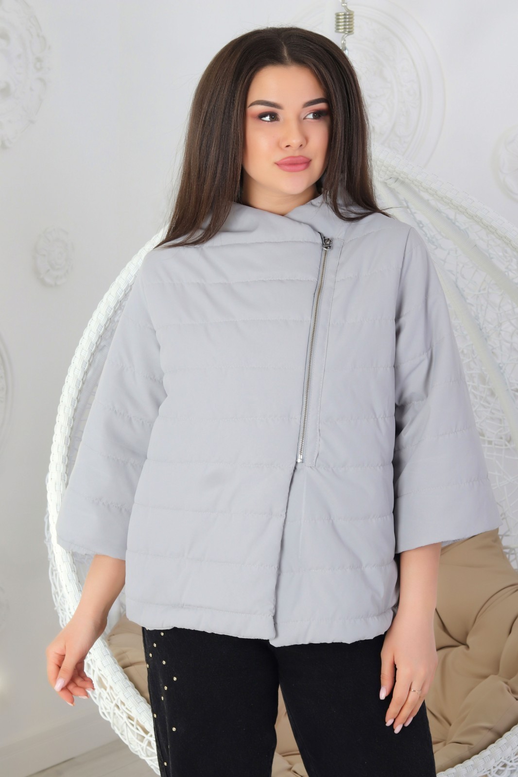 

Куртка MaLika серая 54-56 XXL-XXXXL
