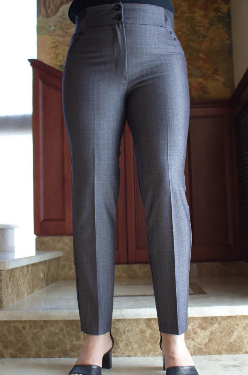 

Брюки Classic Fashion на резинке в клетку серые  3XL, Брюки Classic Fashion на резинке в клетку серые 54 3XL