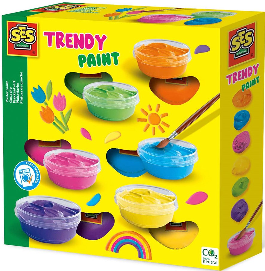 

Гуашь Ses Creative Трендовые цвета 6 цветов (00362) (8710341003623)