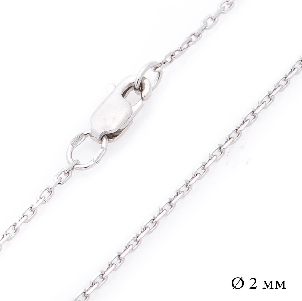 

Серебряная цепочка. Якорное плетение б010213 Оникс 40