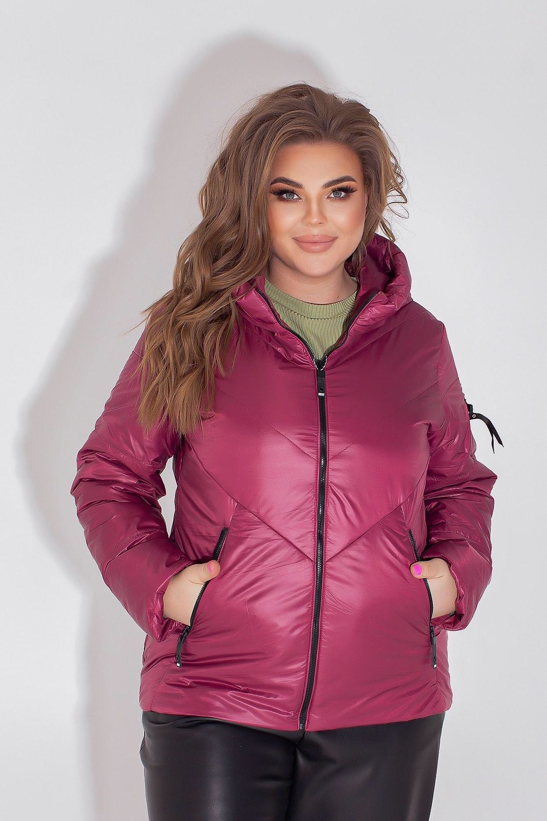 

Куртка Khan демисезонная марсала  XL, Куртка Khan демисезонная марсала 50 XL