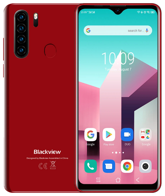 

Смартфон Blackview A80 Plus 4/64 Gb red, 6.49", Helio A25, 3G, 4G