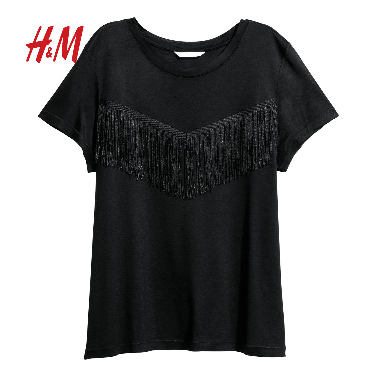 

Футболка H&M 0620187 XS чорний