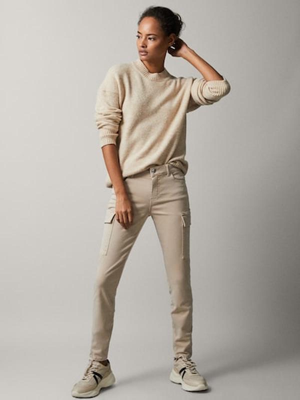 

Джинси Massimo Dutti 5075/581/806SK 36 бежевий