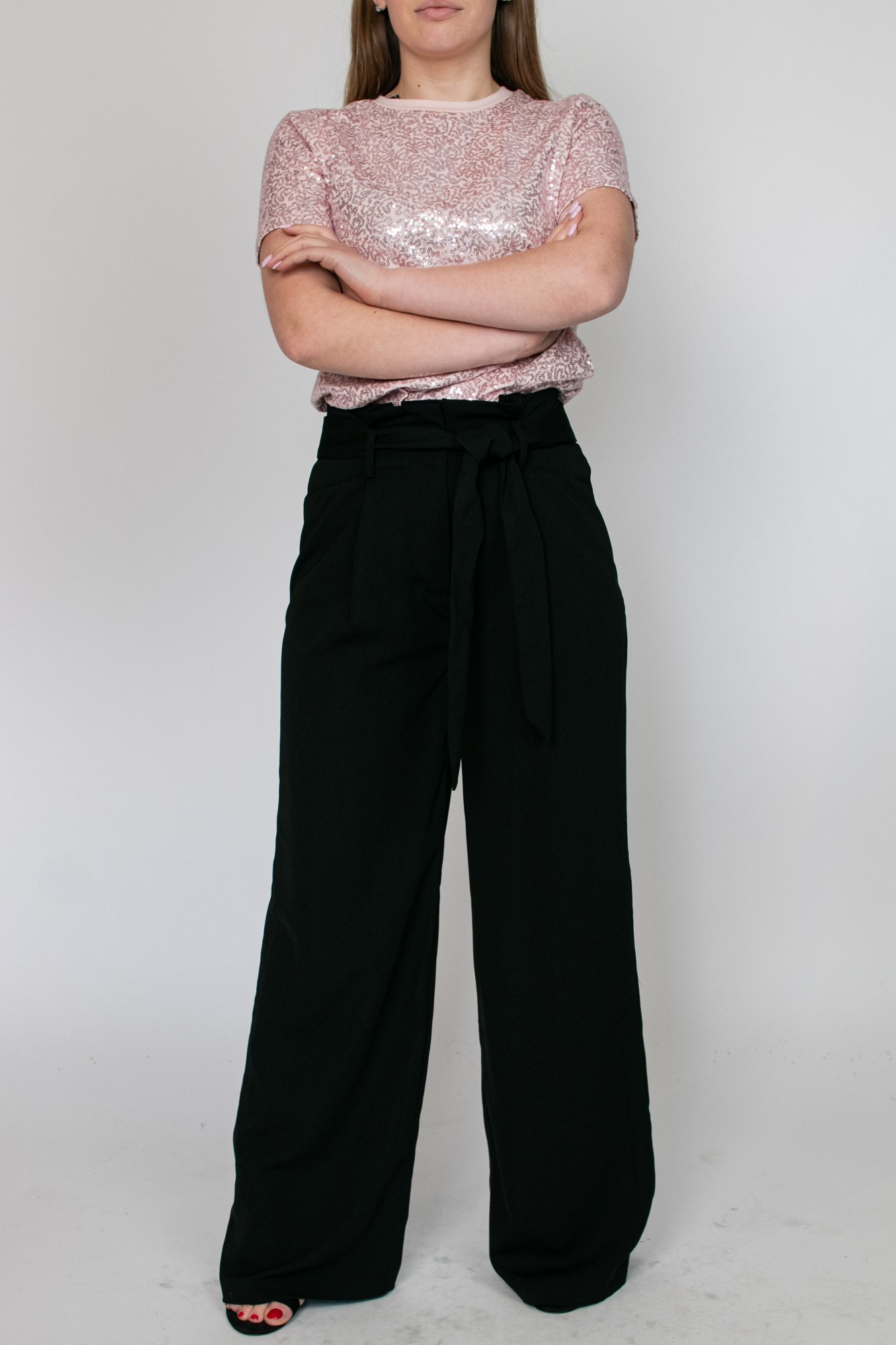 

Жіночі штани Warehouse Soft Wide Leg Trouser  Чорні, Жіночі штани Warehouse Soft Wide Leg Trouser 36 Чорні