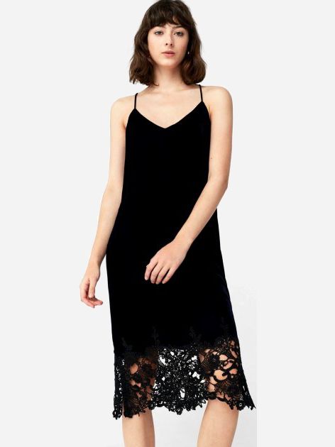 

Платье Mango 73069018 L Синее