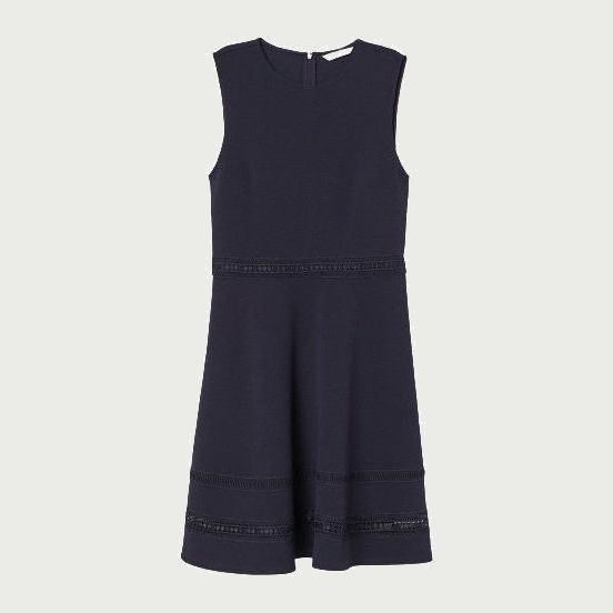 

Платье H&M 1703-7700210  Темно-синее, Платье H&M 1703-7700210 L Темно-синее