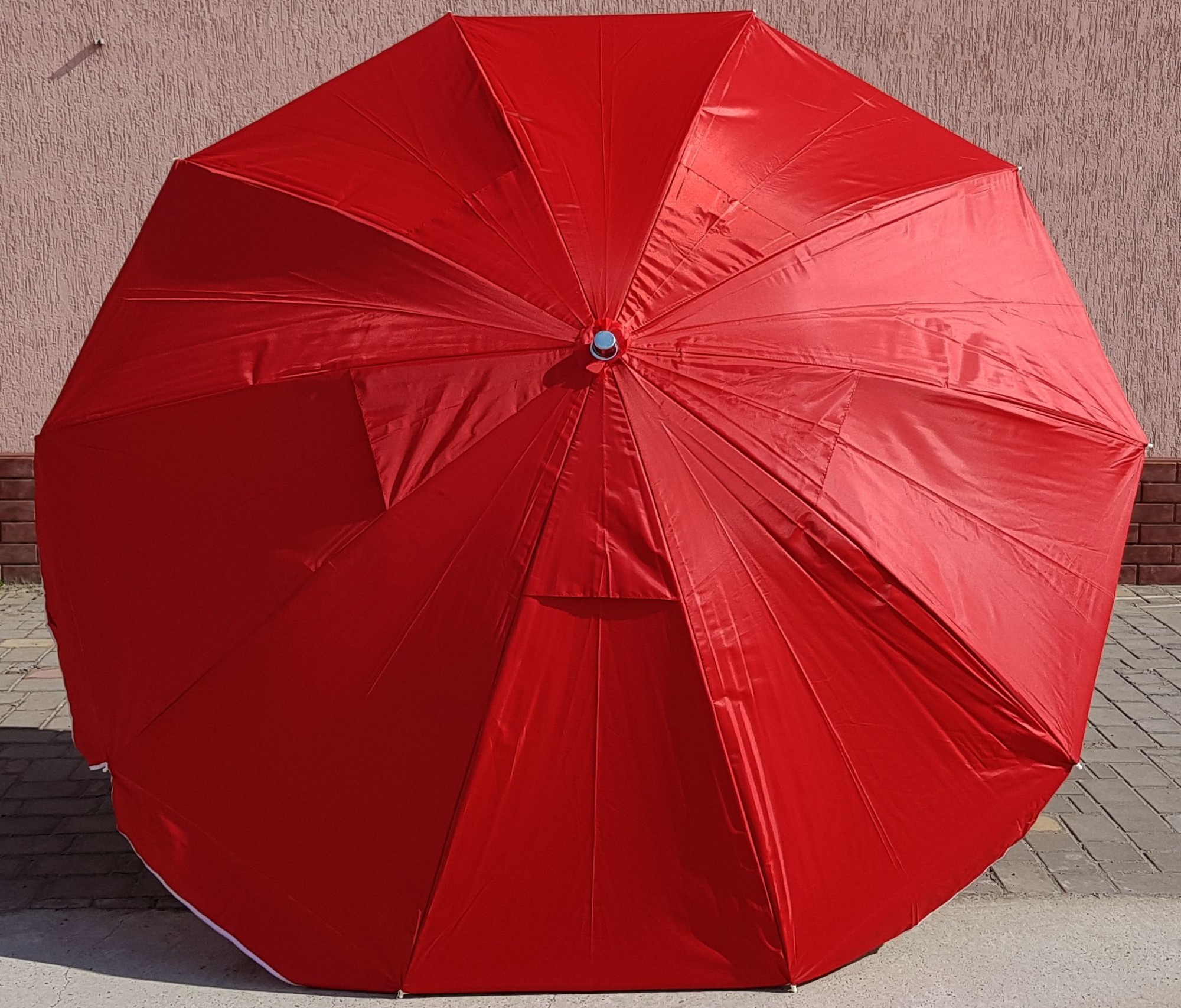 

Зонт садовый торговый Sansan Umbrella 018W красный круглый 3,2 метра