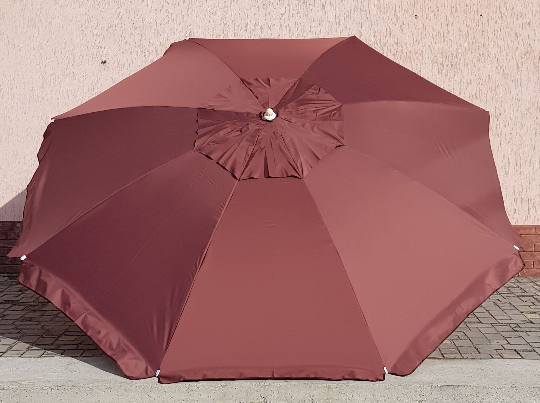 

Зонт садовый торговый SANSAN Umbrella 111W коричневый круглый 3,5 метра