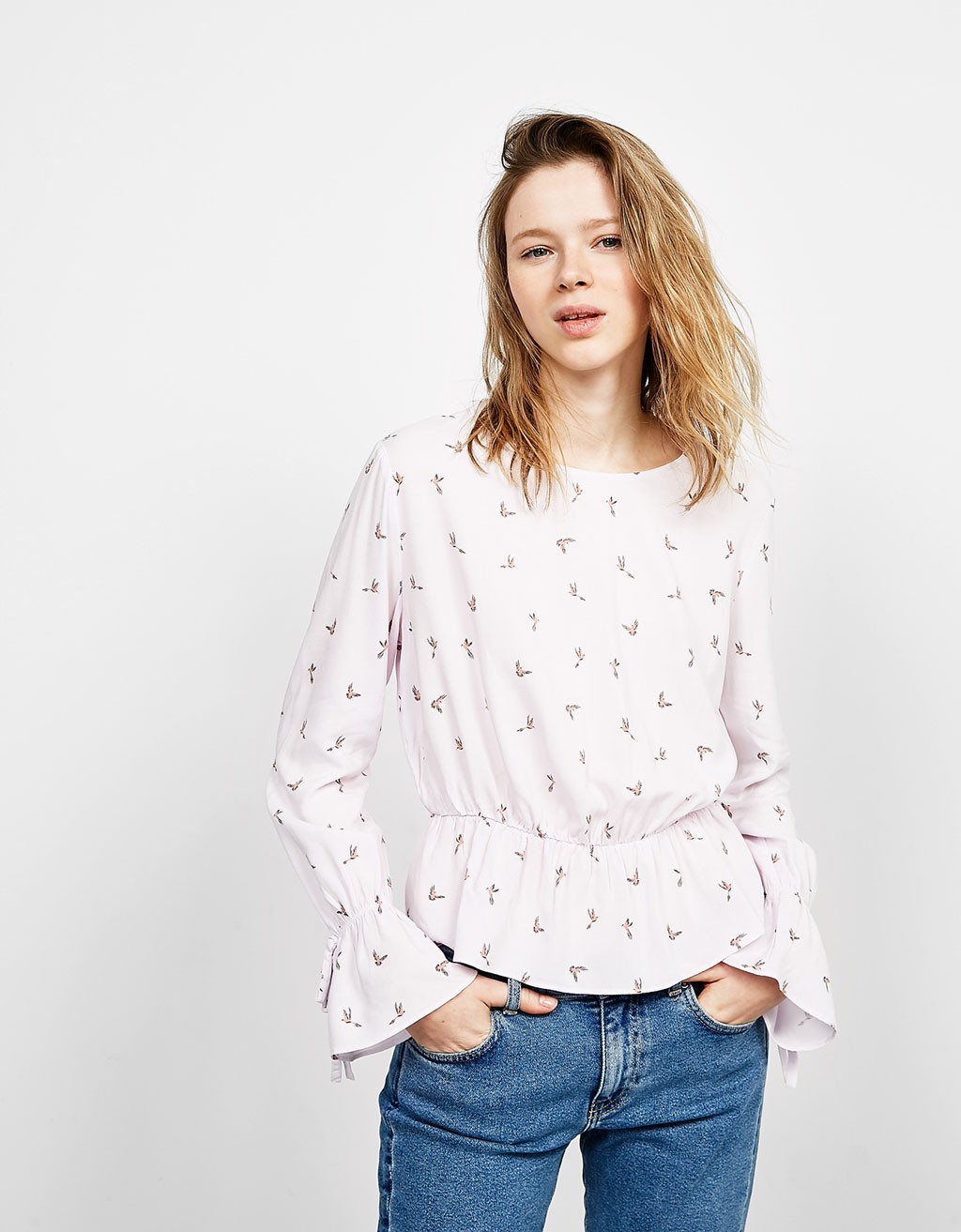 

Блуза Bershka  сиреневый 4820227781033, Блуза Bershka S сиреневый 4820227781033