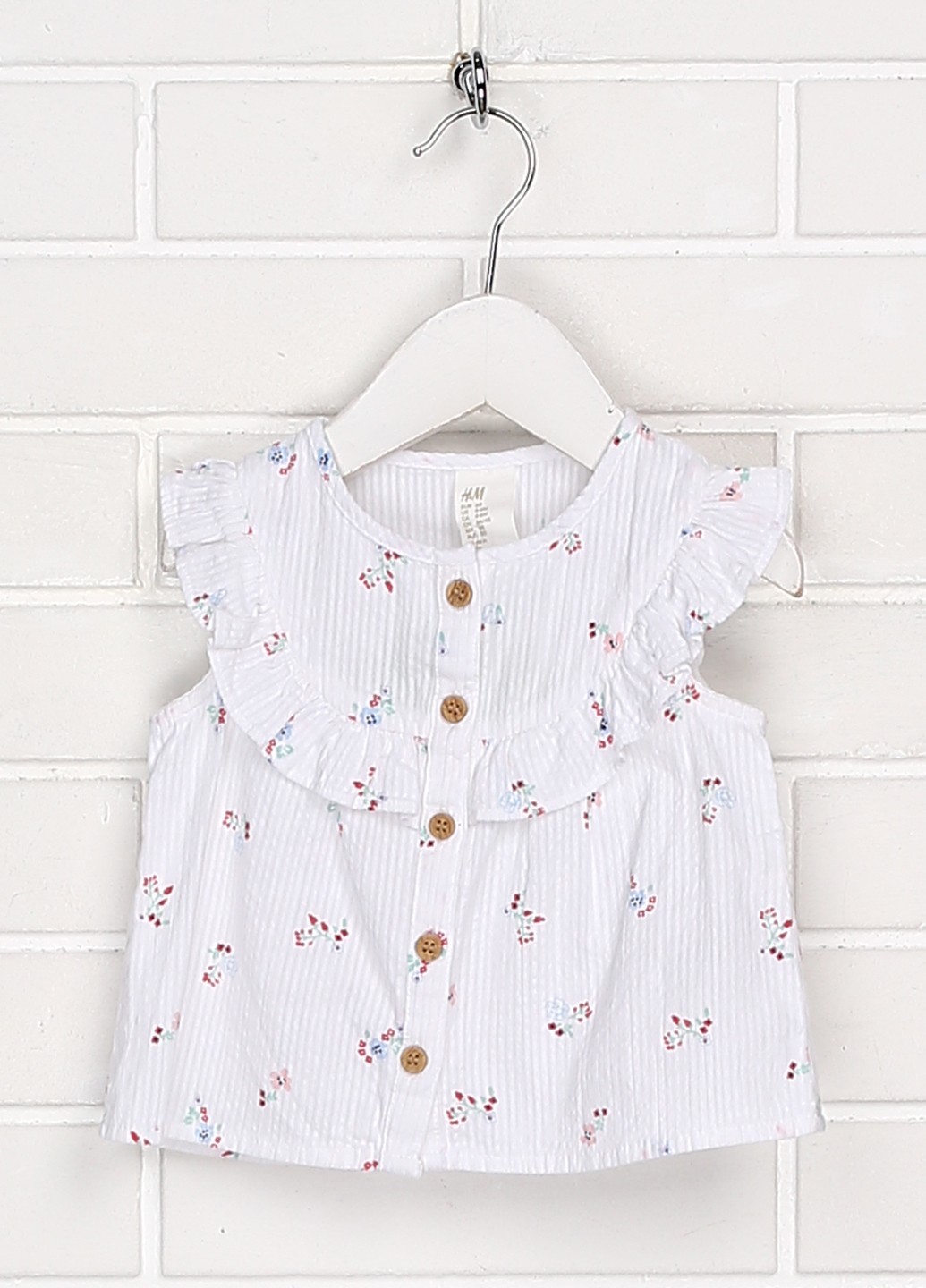 

Блуза H&M 80см белый 9999965945312