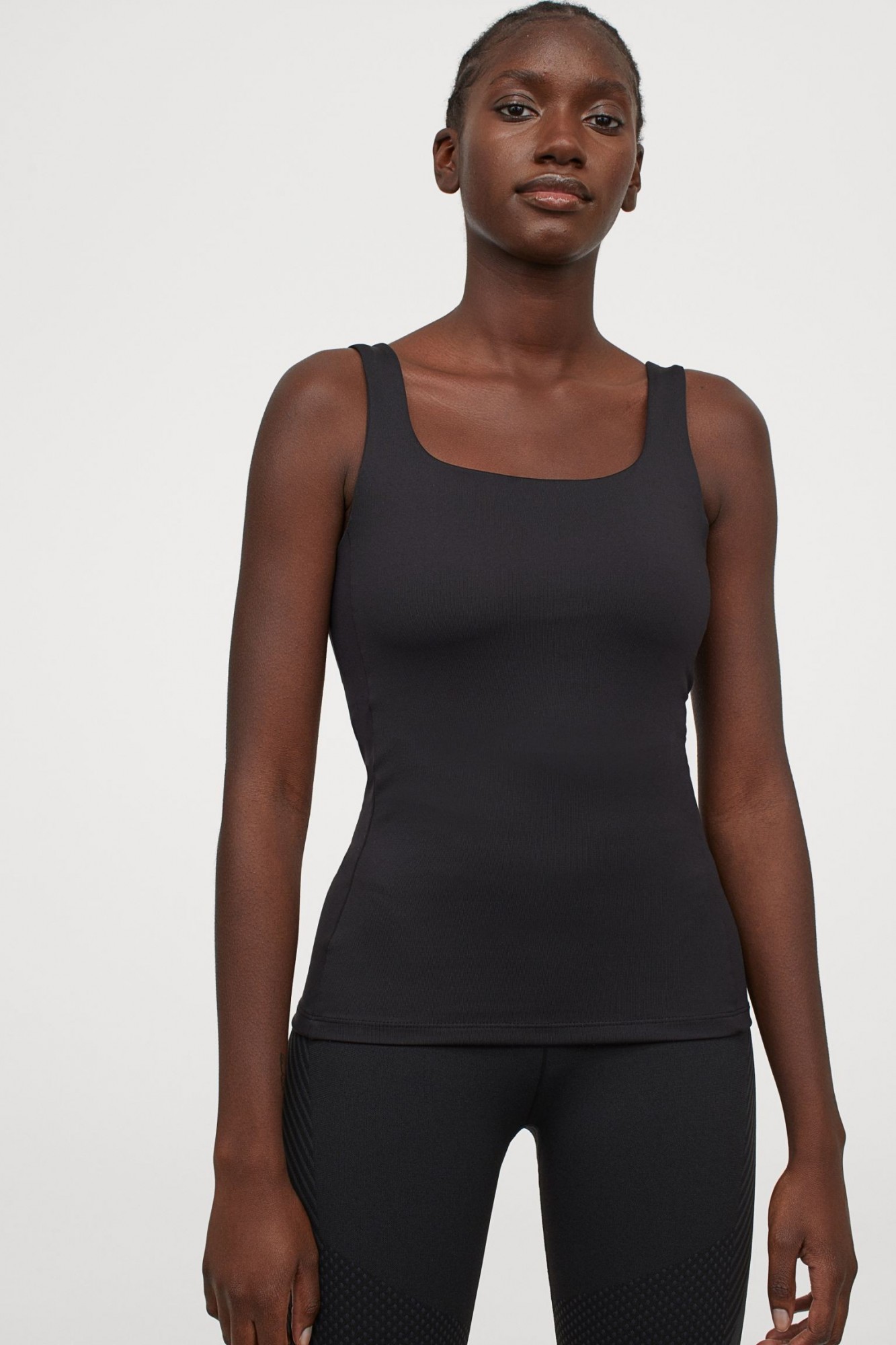 

Женский топ H&M S черный 3613372902451