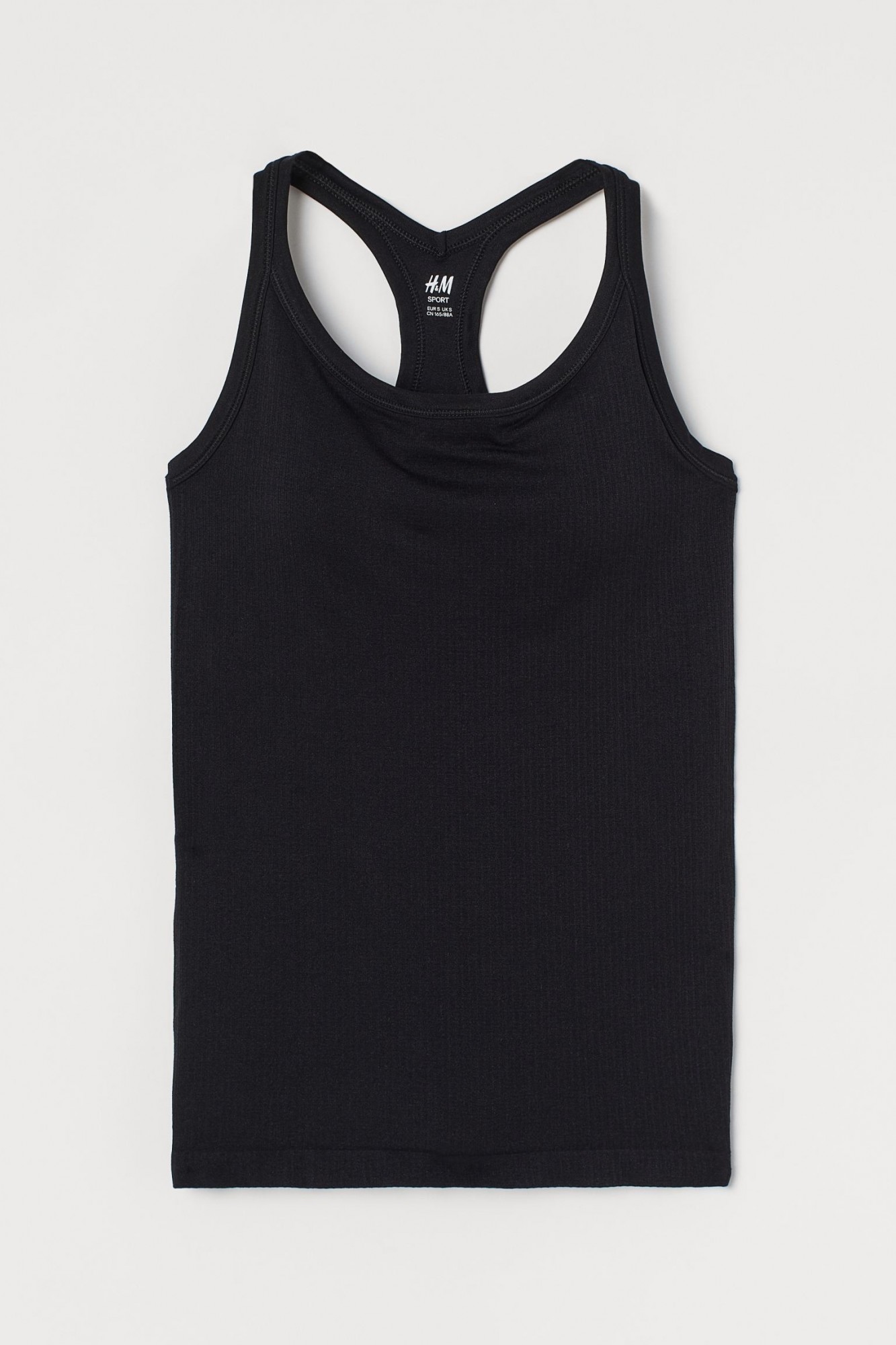 

Женский топ H&M L черный 3613372902455