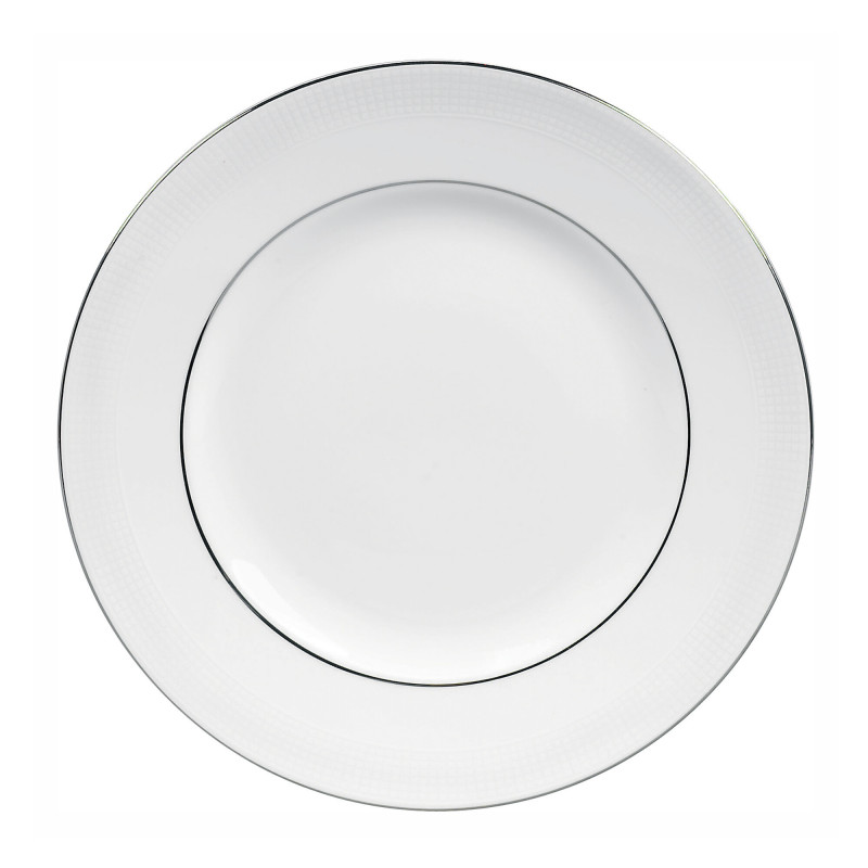 

Тарелка 27см белая Vera Wang Blanc Sur Blanc, Wedgwood