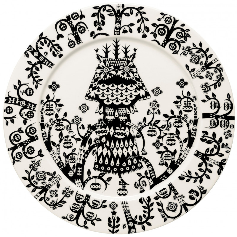 

Тарелка с черным рисунком 27 см Taika, iittala