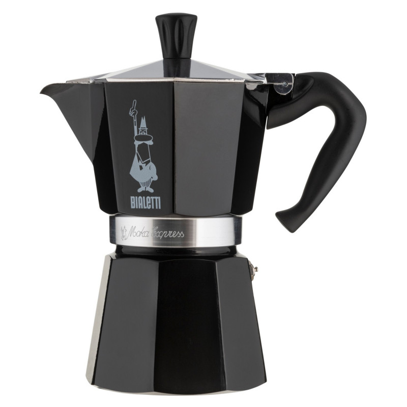 

Кофеварка гейзерная на 6 чашек черная, Bialetti