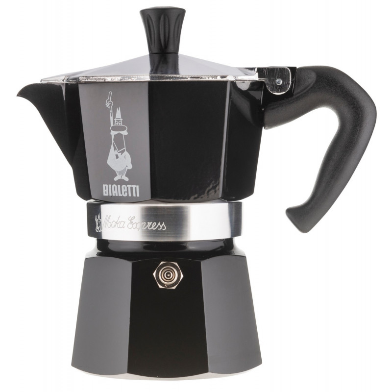 

Кофеварка гейзерная на 3 чашки черная, Bialetti