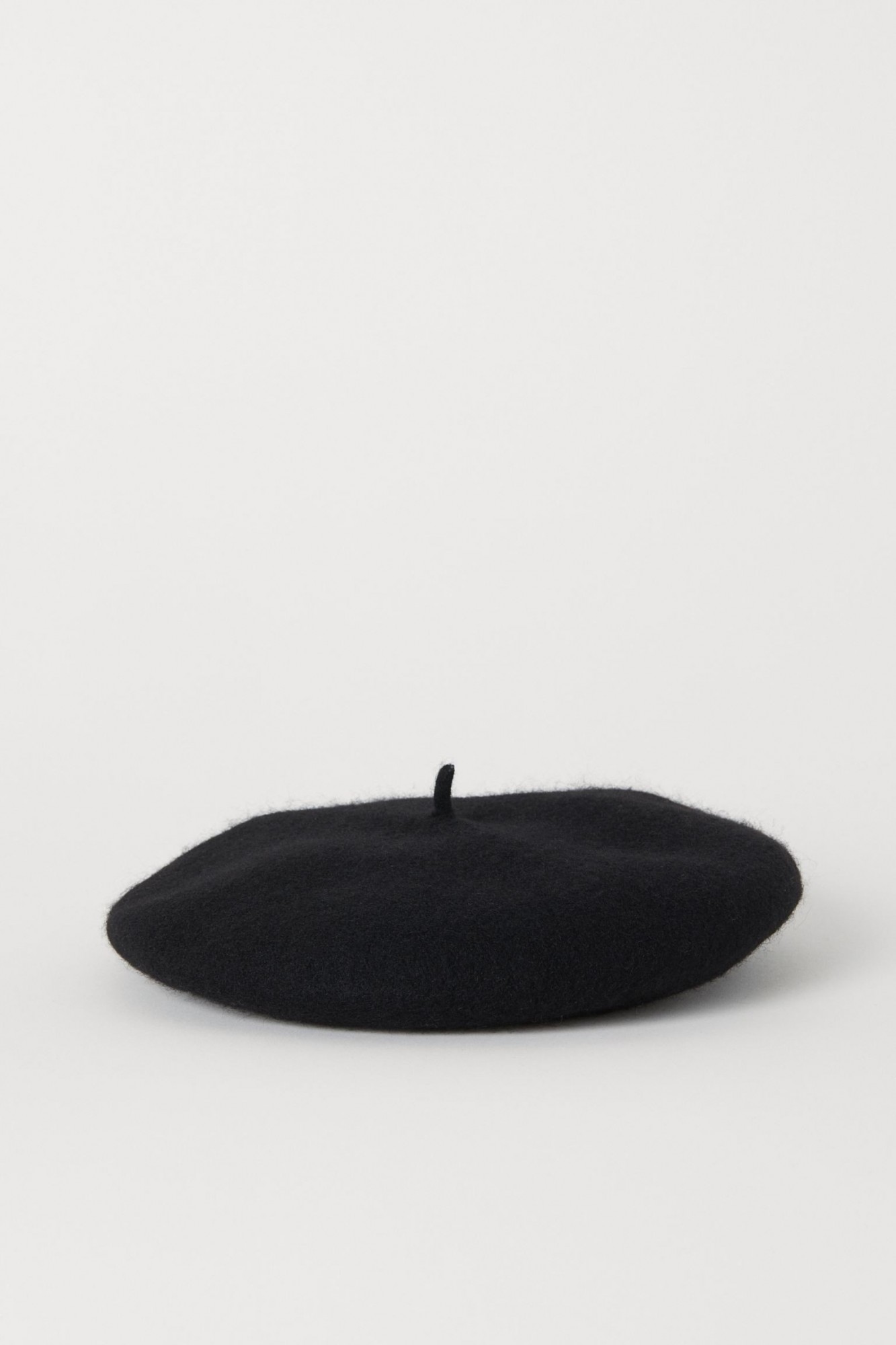

Берет H&M шерстяной One Size черный 10-0051