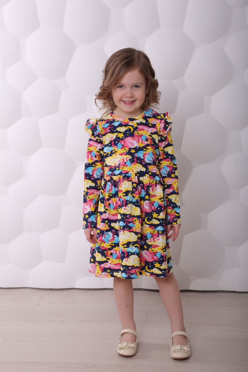 

Платье для девочки Color Dreams на лето Цветные Сны 86 см разноцветный