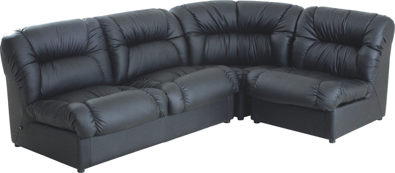 

Диван Vizit Двойка 870 x 1650 x 850H см Единица 870 x 850 x 850H см Угол Флай 2230 Черный