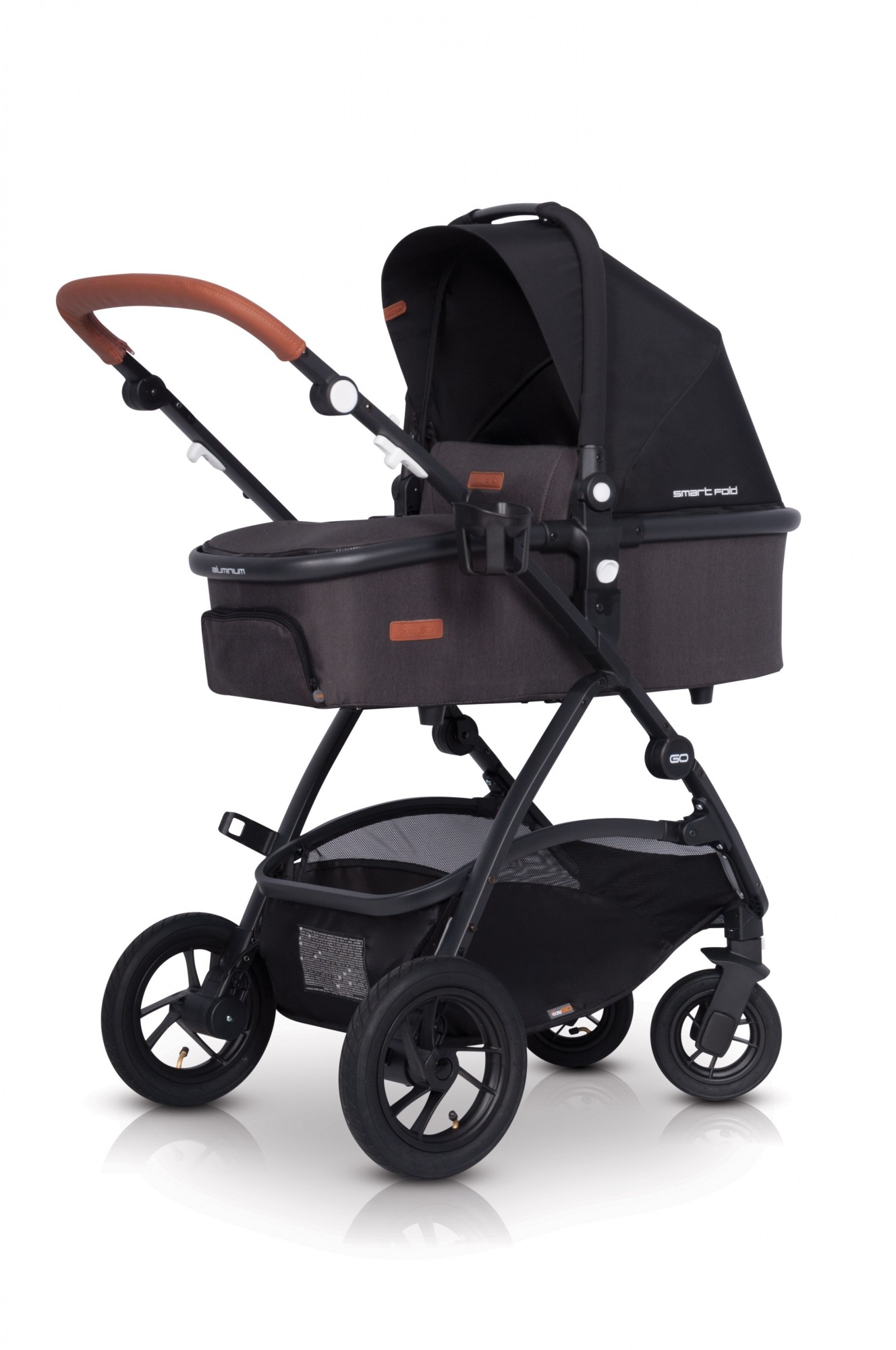 

Детская универсальная коляска 2в1 EasyGo Optimo Air Anthracite