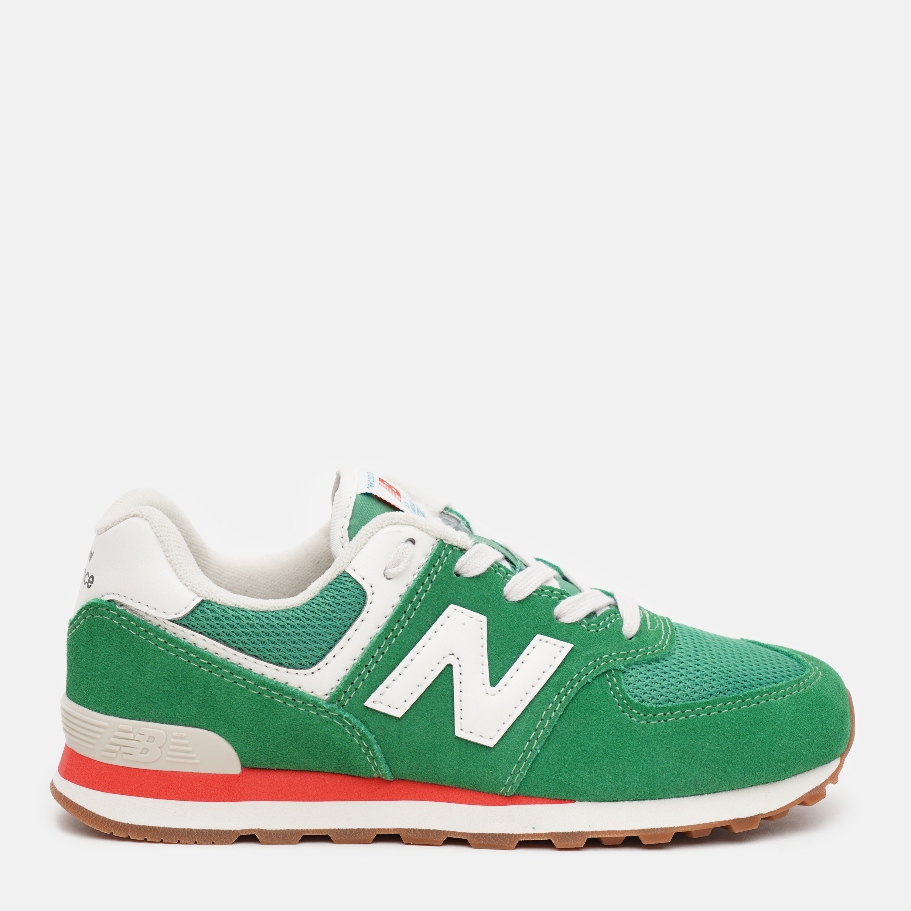 

Кроссовки детские New Balance 574 GC574HE2 35.5 (3.5) 21.5 см Зеленые с оранжевым