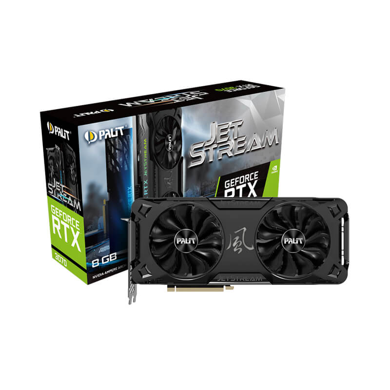 

Видеокарта Palit GF RTX 3070 8GB GDDR6 JetStream (NE63070019P2-1040J)