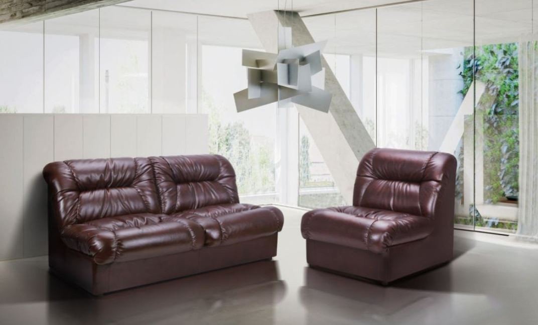 

Диван Vizit Единица + Двойка 870 x 2500 x 850H см Титан Dark Brown Коричневый