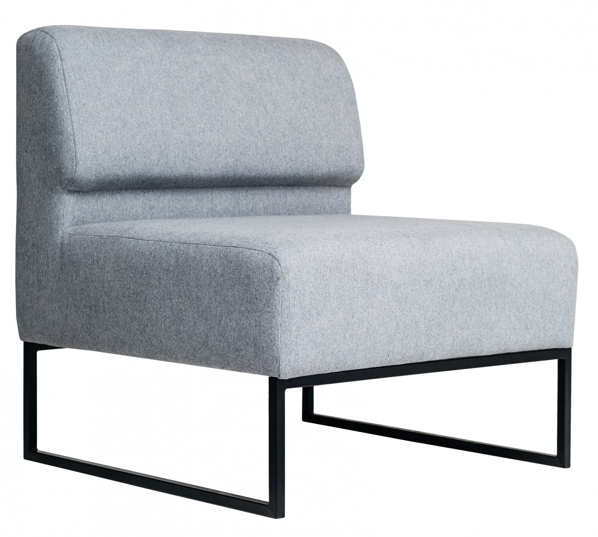 

Диван Lounge Единица со спинкой 770 x 770 x 830H см Серый