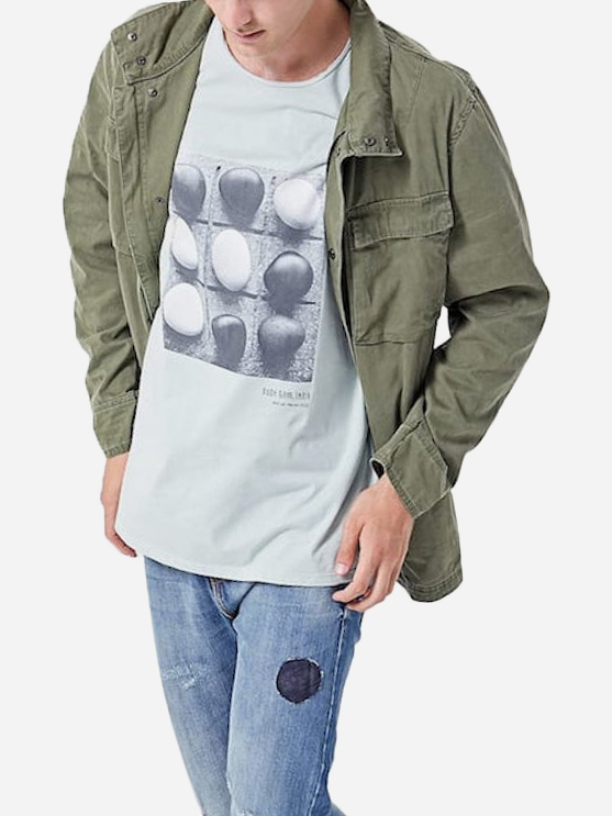 

Футболка Stradivarius st01110016 S Бирюзовая