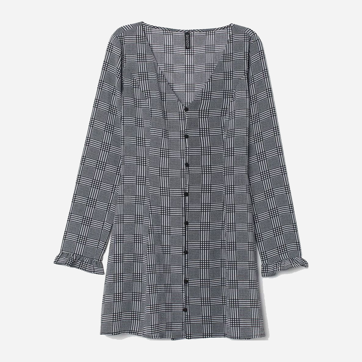 

Платье H&M 01-0733361-9 38 Черное с белым (СА2000001460788)