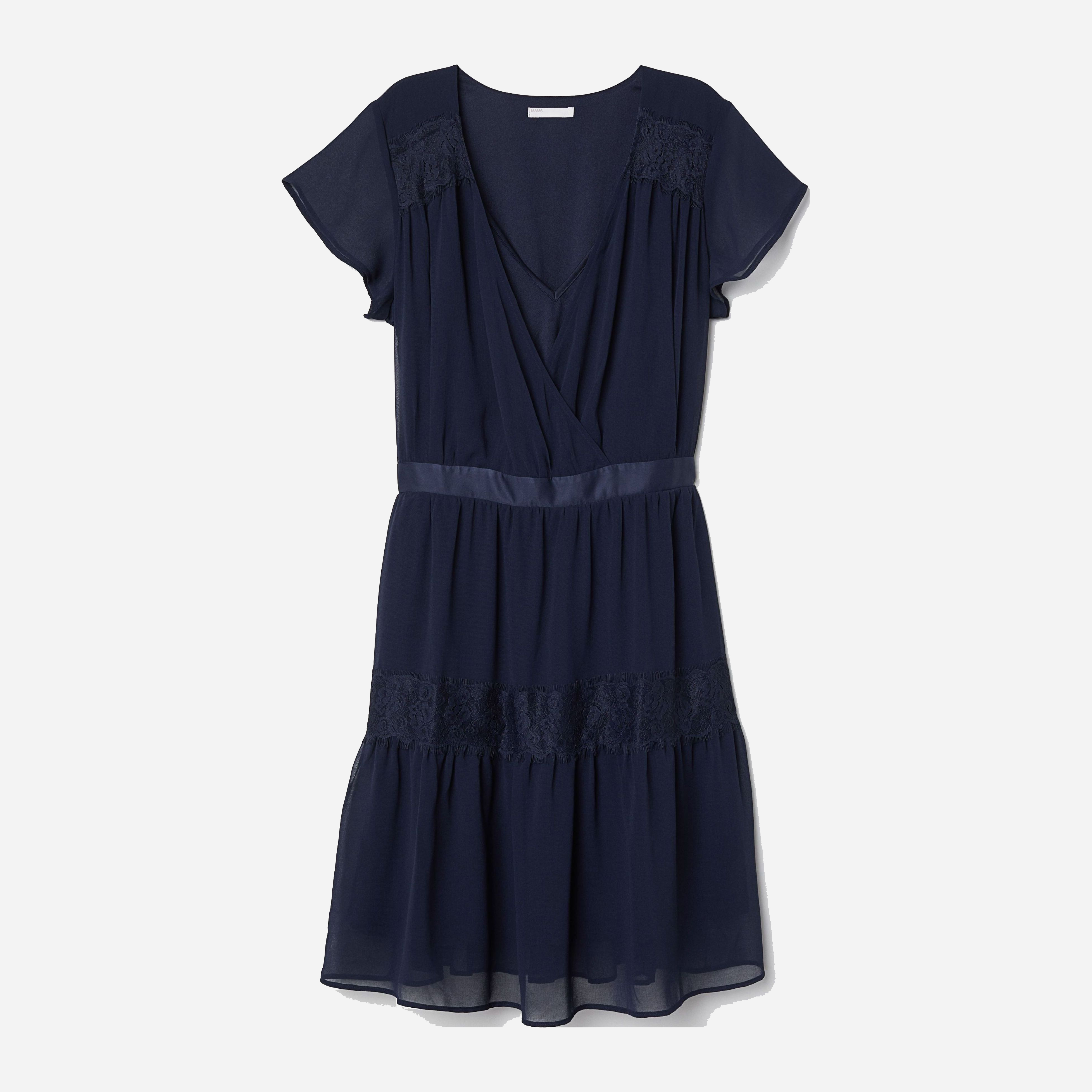 

Платье для кормящих мам H&M 0509041-7  Темно-синее (СА2000001587485, Платье для кормящих мам H&M 0509041-7 L Темно-синее (СА2000001587485)