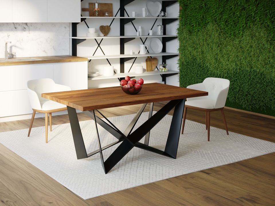 

Обеденный стол HYGGE HG171 Хедехусен 135 х 80 х 75 см ДСП Дуб Ореховый
